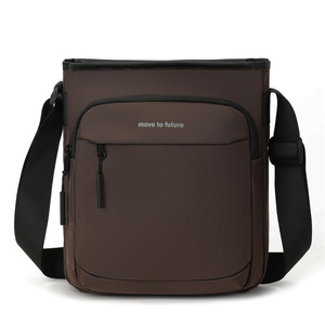 Bolso de Hombro Cuadrado Retro, Bolso de Hombro Moderno, Bolso Bandolera Deportivo de Color Sólido, Bolso Cruzado Informal con Correa Única, Oxford Transpirable - Product Image 2