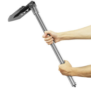 Pala Multifunción para Exteriores, 13 Pulgadas, Mango en D, Plegable, Herramienta de Supervivencia para Camping, Grado Industrial D10 10 4 - Product Image 2