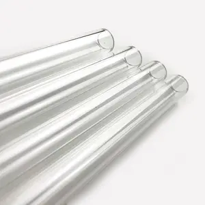 Transparent quartz glass tubes of various shapes support customization