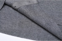 Setelan Wanita Elegan Cardigan Rajut Slim Fit Dekorasi Bunga 3D Atasan Rajut Lengan Panjang dan Celana Panjang Model Wide-leg