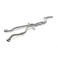 Système d'échappement de voiture en acier inoxydable avec résonateur pour BMW M3 M4 F80 F82 F83 S55 3.0T 2014-2019, tube intermédiaire à longueur égale