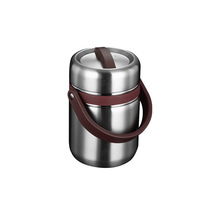 Conteneur alimentaire portable isotherme en acier inoxydable 304 avec couvercle, grande capacité 1,6L/2,0L, facile à nettoyer, boîte à lunch pour étudiants, vente en gros