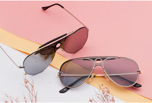 Moda donna Vintage Diamond Cut Ocean Lens occhiali da sole piccoli occhiali da sole rettangolari senza montatura 2022 occhiali da sole River Men Metal <span class=keywords><strong>Age</strong></span> - Product Image 4