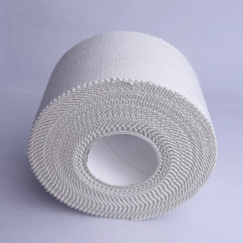leicht zu zerreißendes baumwollband mit zerzänderter kante zink-oxid-baumwolle sport-baumwollband mit zerzänderter kante