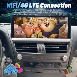 Autoradio Android 13 12,3 pouces, GPS, lecteur multimédia, Bluetooth, Carplay sans fil, 8 Go + 128 Go, Wifi pour Lexus LS460 LS600 2006-2012 - Product Image 4