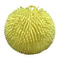 Balle en fourrure moelleuse TPR lumineuse, changeant de couleur irisée, jouet sensoriel anti-stress à presser, nouveauté, cadeau