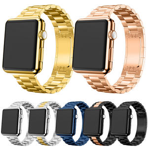 Correa de Acero Inoxidable para <span class=keywords><strong>iWatch</strong></span> 10 con Cierre de Mariposa, 190mm de Longitud, Venta Internacional - Product Image 5