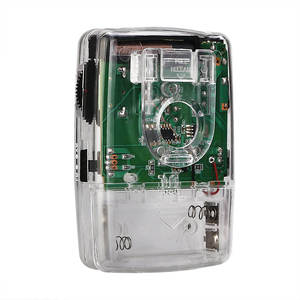 Factory Transparent AM FM Pocket Radio 110g Battery Operated Retro Portable Radio with Pointer Tuning and Crystal Headphones - Product Image 3