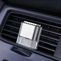 Diffuseur d'huiles essentielles de luxe en verre pour voiture avec clip de ventilation, à évaporation naturelle, pour aromathérapie