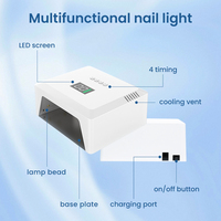 Lampe à ongles H17 personnalisée, professionnelle, sans fil, sécheuse à ongles LED, batterie interne rechargeable, lampe UV pour les ongles
