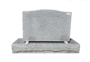 Lápida tallada a mano personalizada de alta calidad, monumento, lápida de granito gris - Product Image 2