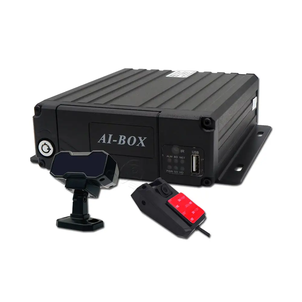 Adas Dms Hd 1080P 4ch Mobiele Dvr Ondersteuning 4G Wifi Gps Mdvr Met Autobus Truck Voertuigen Camera Recorder