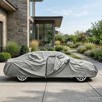 Housse de voiture imperméable et anti-poussière de qualité supérieure en PEVA 125g pour berline et SUV