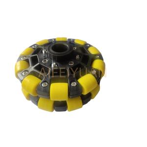 Roulettes omnidirectionnelles en caoutchouc <span class=keywords><strong>nylon</strong></span> de 125mm pour le transport logistique - Product Image 2