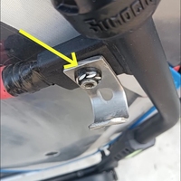 Baut Sekrup Pengikat Plat Nomor Motor Aluminium Multi-warna 6mm, Washer Plat Dekoratif, Baut Kepala Heksagonal