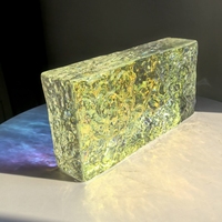 Briques de verre cristallin aux couleurs vives, blocs lumineux pour cuisines modernes, salons et murs extérieurs – Vente chaude directe usine