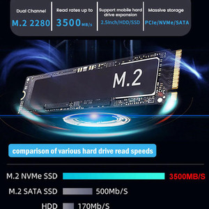 MOREFINE-Mini PC portátil de alta calidad AMD Ryzen9 5900HX Octa Core, ordenador de escritorio para Juegos de oficina y negocios con 2,5G LAN HDMI - Product Image 3