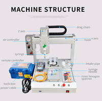 Distributeur automatique de colle liquide silicone/résine époxy/UV 30 ml, machine de distribution de colle CNC, robot distributeur de colle à aiguille seringue