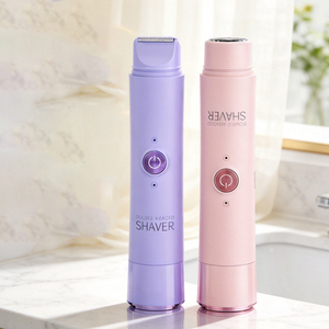 En gros Rasoir électrique sans fil rechargeable 2 en 1 pour femme, tondeuse bikini, mini rasoirs électriques pour femme, épilateur corporel indolore - Product Image 6