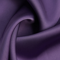 Tissu satiné double face 100 % polyester de qualité supérieure, imitation acétate, 88 couleurs en stock, idéal pour robes et chemisiers pour femmes - Vente chaude