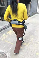 Exosquelette d'assistance à la marche assisté par l'IA pour la marche en extérieur et l'escalade en montagne, combinaison robotique exosquelette
