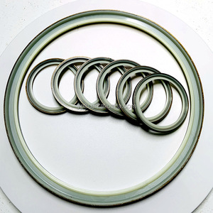 Scheletro a prova di polvere secchio albero paraolio anello idraulico standard PU + guscio di ferro produttori di vendita diretta - Product Image 5