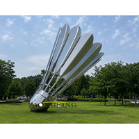 Escultura de Bicicleta Abstracta Grande de Acero Inoxidable, Estatua Moderna de Metal para Exteriores, Decoración Artística Pública para Plazas Urbanas