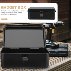 Tùy Chỉnh Di Động Sắt Công Cụ Lưu Trữ Hộp Hình Chữ Nhật Hình Dạng Với Sơn Mài Kỹ Thuật Và Khóa Cho Công Cụ Sửa Chữa - Product Image 5