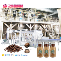 Prix d'usine, solution clé en main, projet complet, machines automatiques de remplissage et d'emballage de café glacé, de cola, de Red Bull et de jus à petite échelle