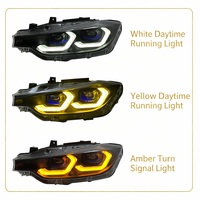 Ensemble de phares LED pour voiture F30 F35, mise à niveau DRL RGB automatique, style 2023, phares avant LED pour BMW Série 3 F30 F35 2013-2018