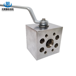 Vanne à boisseau sphérique à bride Khz Sae Dn13 Dn20 Dn25 haute pression, type rapide, structure intégrée - Product Image 2