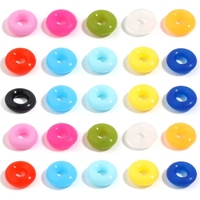 Anneaux de positionnement antidérapants en caoutchouc silicone élastique pour la fabrication de bijoux, breloques pour bracelets en cuir