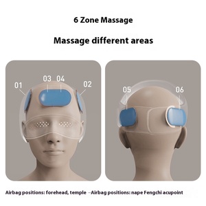 Masajeador de cabeza eléctrico recargable, instrumento de descompresión con compresa caliente, cuero cabelludo y alivio de los ojos, potenciador del sueño, Extractor de alma - Product Image 3