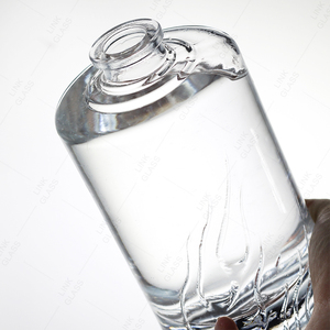 Frasco plano de gran oferta, botella de vidrio de 200ml para jugo, café frío, <span class=keywords><strong>Vodka</strong></span> <span class=keywords><strong>con</strong></span> tapas de rosca - Product Image 4
