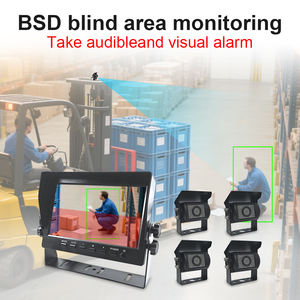 Sistema de Advertencia de Colisión con Cámara de 7 Pulgadas, IA, PWAS, 4 Canales y Vista de 360° °   Alarma de Cámara de 15 m de Alcance y Altavoz Bibi para Camiones Mineros de Uso Pesado - Product Image 2