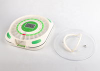Boîte à pilules intelligente automatique OEM ABS LOGO avec compartiments amovibles, 21 compartiments, clé de verrouillage, grand écran LCD, utilisation hebdomadaire, modèle pour seniors P90
