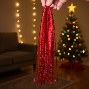 Striscioni Stampati per Feste, Rettangolari Rossi, Realizzati a Macchina con Serigrafia per Eventi Festivi e Compleanni - Product Image 2