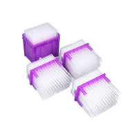 Embouts de pipette de filtre d'allongement 1250ul transparents non filtrés/embouts de pipette