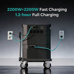 Station d'énergie solaire portable 2200W 2074Wh à onde sinusoïdale pure tout-en-un 48V, batterie de stockage d'énergie domestique, générateur solaire hors réseau - Product Image 5