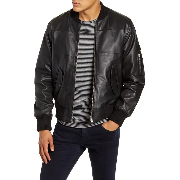 Manufacturer Sale Mens Fashion Combo Original Leather Jackets For Winter