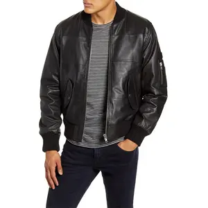 Manufacturer Sale Mens Fashion Combo Original Leather Jackets For Winter