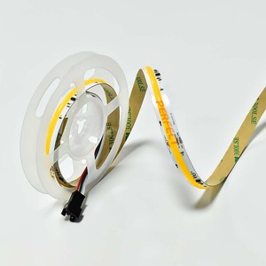 Tira de LED COB Digital Direccionable de Venta Caliente en el Mercado Estadounidense - 360 LED/M DC24V 12W/M Sin Puntos Oscuros 3000K-6500K Iluminación Lineal Uniforme - Product Image 2