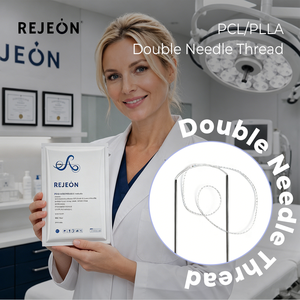 Fil tenseur facial Z Korea Double <span class=keywords><strong>Needle</strong></span> 2-en-1 PDO/PLLA 29G 38mm certifié CE, pour académie de formation, master class, OEM - Product Image 2