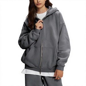 Sudaderas con Capucha Extra Grandes OEM para Mujer, Tejido Grueso de 360 GSM, 100% Algodón, Estilo Vintage Lavado al Ácido, Ropa 2026 - Product Image 2
