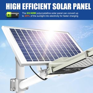 100W 200W 300W éclairage routier intégré lumières LED extérieur étanche IP67 lumières solaires rue extérieure - Product Image 5