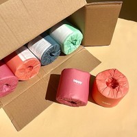 Perlengkapan kertas Toilet bambu ramah lingkungan: pilihan Label pribadi + sampel gratis