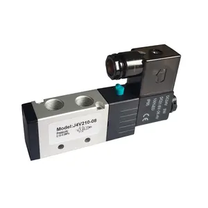 SVLEC 4V210-08 5 puertos 2 posiciones válvula solenoide neumática de solenoide único