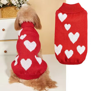 Pet <b>Dog</b> <b>Clothes</b> Small Medium Valentine's Day Clothing Wedding Luxury Warm Pet Cat <b>Dog</b> Winter Sweater - Product Image 2