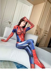 Costume moulant Spider-Man style célébrité d'<span class=keywords><strong>Internet</strong></span>. Costume une pièce pour adulte de style identique pour le cosplay - une tenue sexy. - Product Image 3