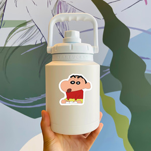 50 Uds. Crayon de dibujos animados <span class=keywords><strong>Shin</strong></span>-<span class=keywords><strong>Chan</strong></span> <span class=keywords><strong>pegatinas</strong></span> de grafiti para niños libro nevera decoración pegatina de Anime japonés - Product Image 5